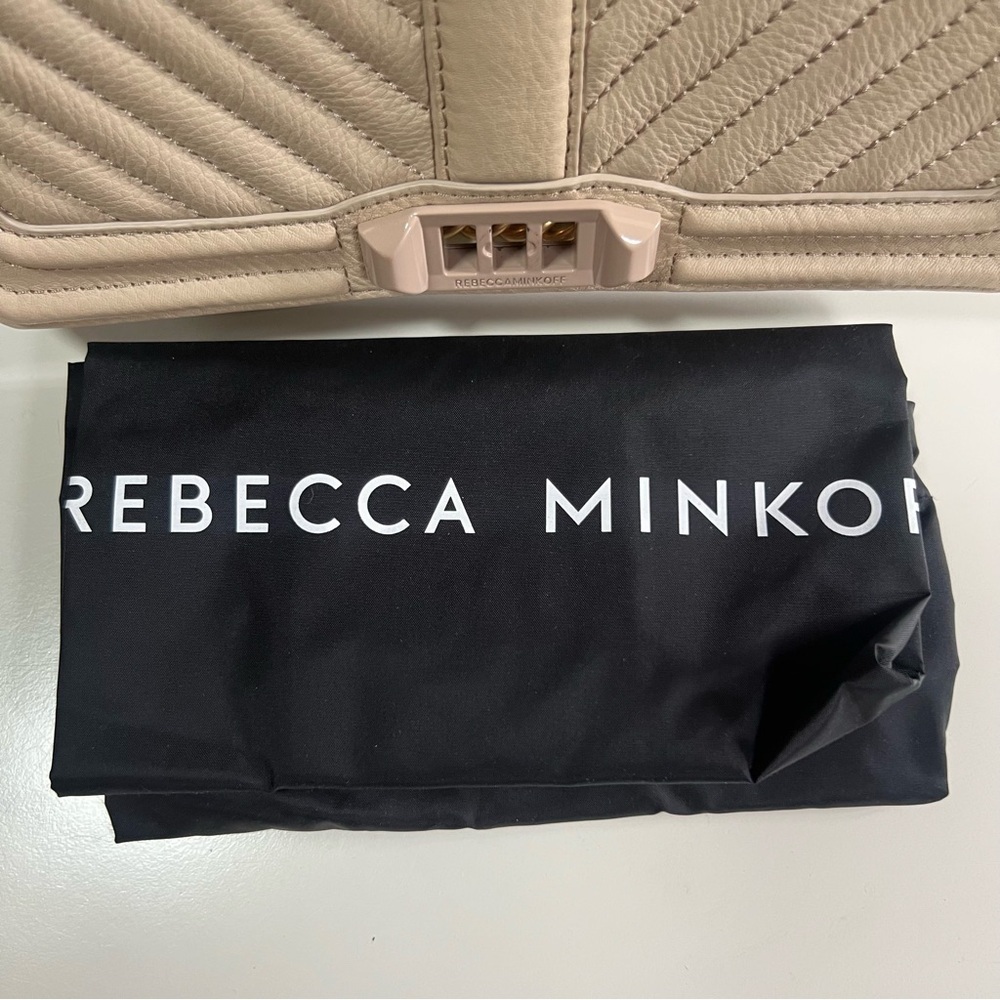 NWT Rebecca Minkoff Love Chevron Quilted Crossbody Bag sold out color st… - Picture 8 of 9